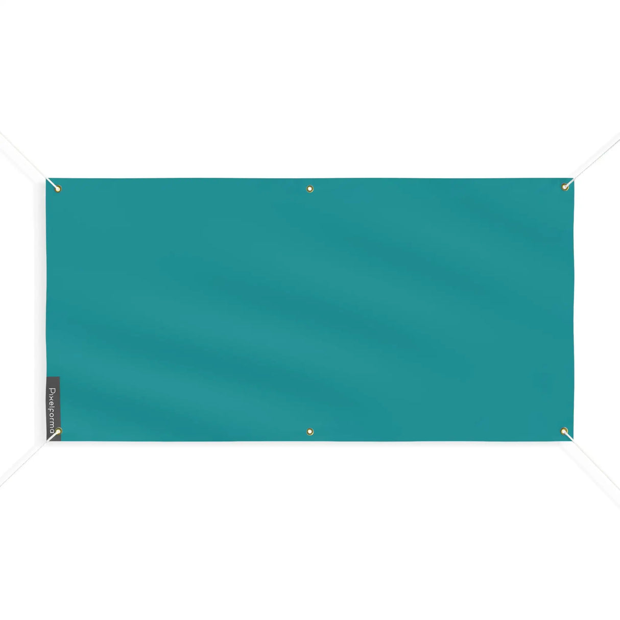 Drapeau bleu tuquoise foncé france polyester résistant