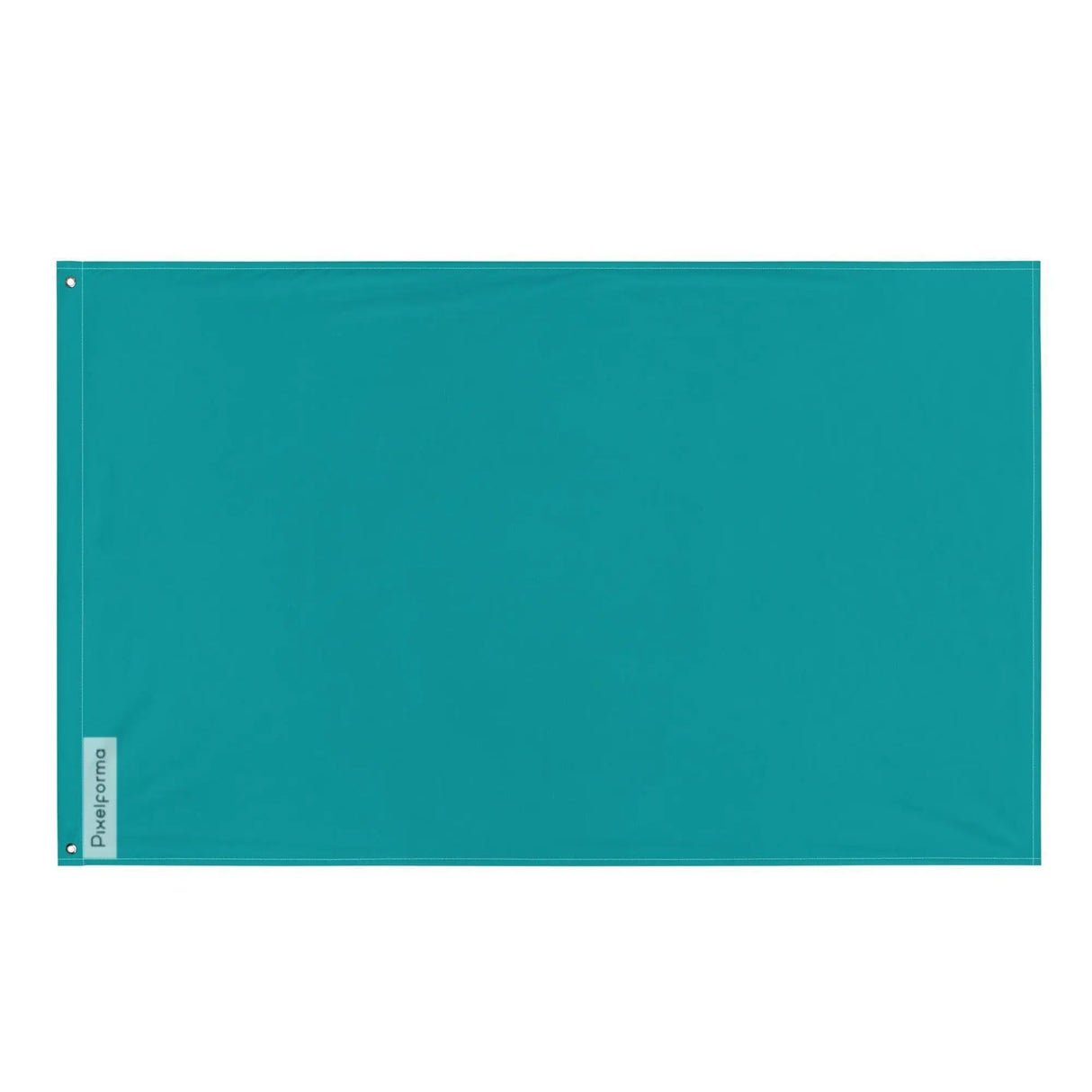 Drapeau bleu tuquoise foncé polyester résistant plusieurs modèles
