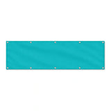 Drapeau Bleu turquoise grand format XL en polyester avec dix œillets