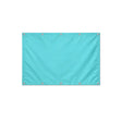 Drapeau Bleu turquoise Clair format S en polyester avec dix œillets