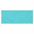 Drapeau bleu turquoise clair polyester résistant extérieur