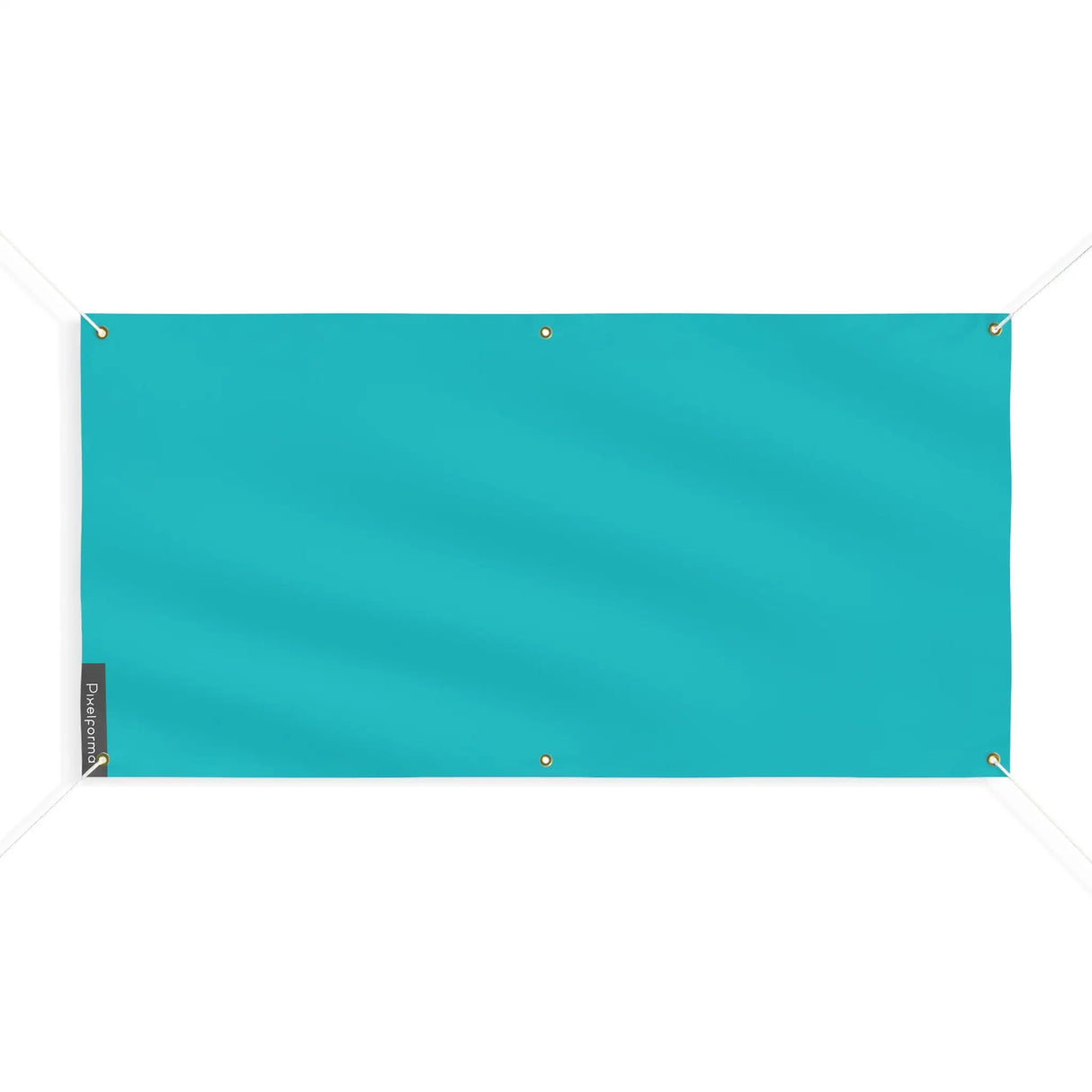 Drapeau bleu turquoise france en polyester résistant
