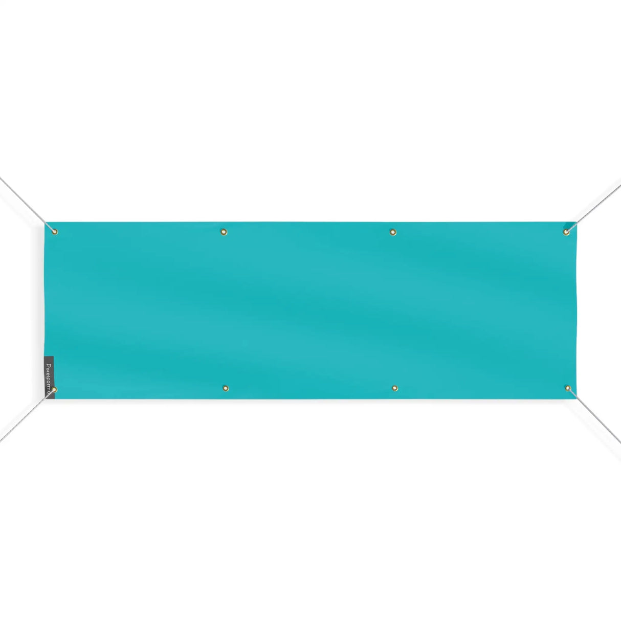 Drapeau bleu turquoise france polyester résistant extérieur