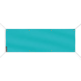 Drapeau bleu turquoise france polyester résistant extérieur