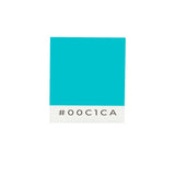 Drapeau bleu turquoise polyester résistant pour extérieur