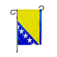Drapeau bosnie-herzégovine jardin polyester durable horizontal