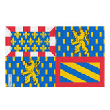 Drapeau bourgogne-franche-comté plusieurs tailles en polyester - pixelforma