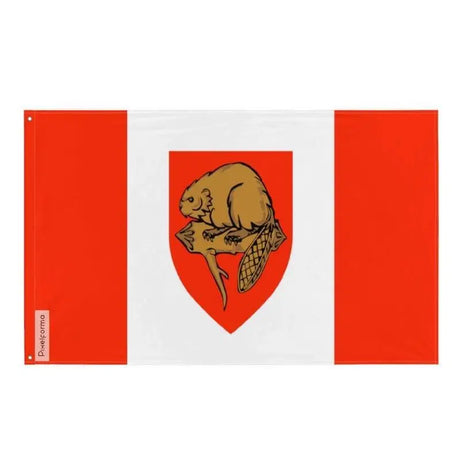 Drapeau brantford polyester résistant œillets à gauche