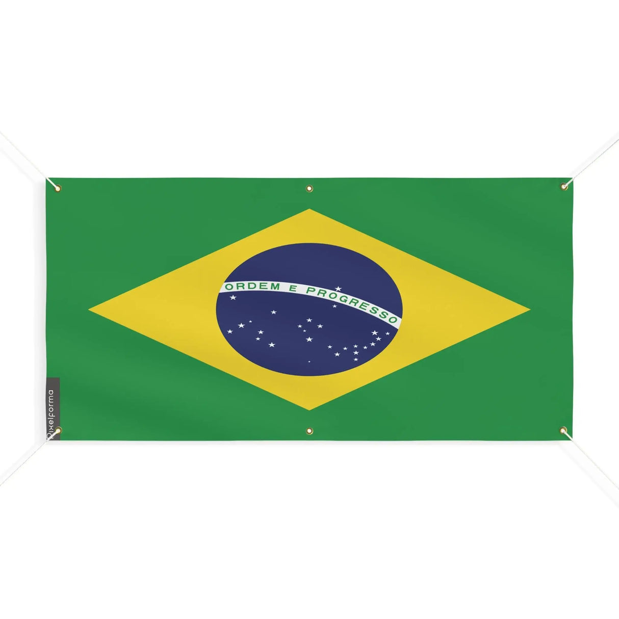 Drapeau brésil polyester résistant aux intempéries