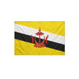 Drapeau de Brunei format S en polyester avec dix œillets