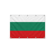 Drapeau de la Bulgarie format S en polyester avec dix œillets