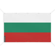 Drapeau bulgarie polyester résistant à œillets renforcés