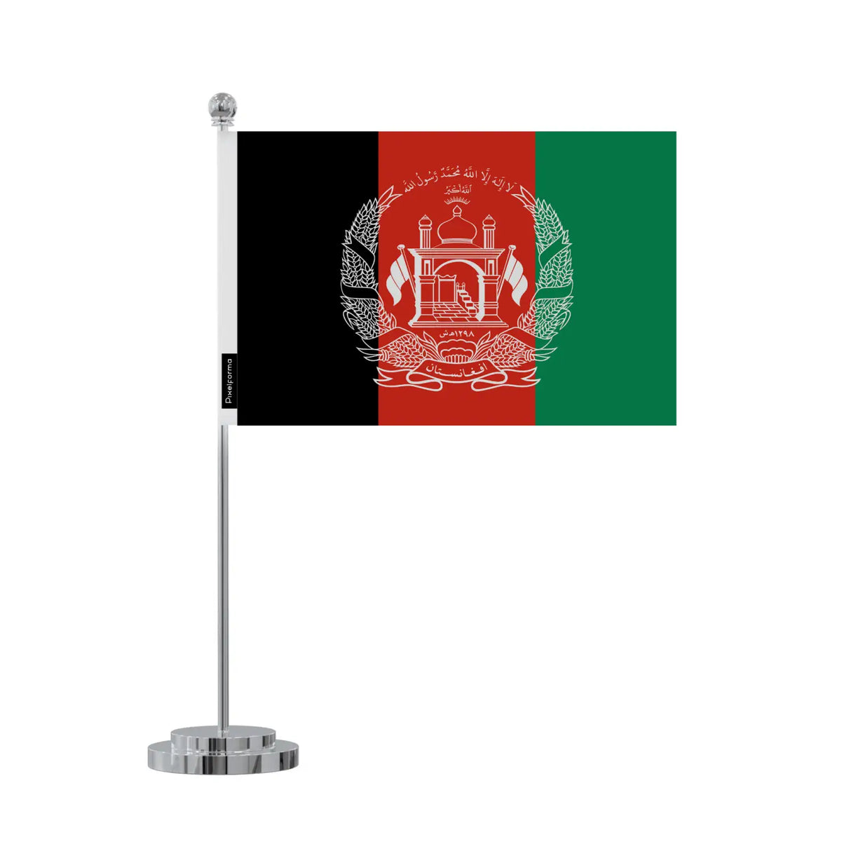 Drapeau bureau afghanistan en polyester - pixelforma