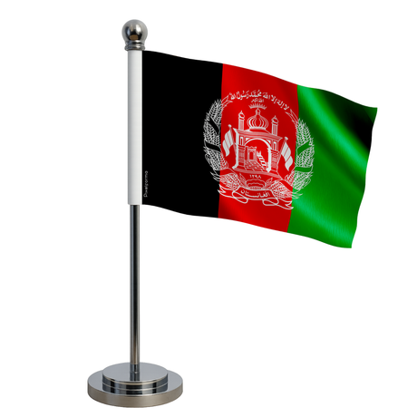 Drapeau bureau afghanistan en polyester - pixelforma