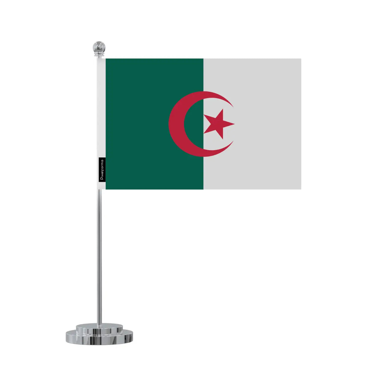 Drapeau bureau algérie en polyester - pixelforma