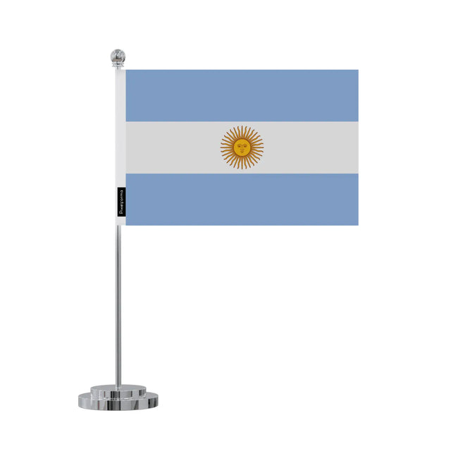Drapeau bureau argentine en polyester - pixelforma