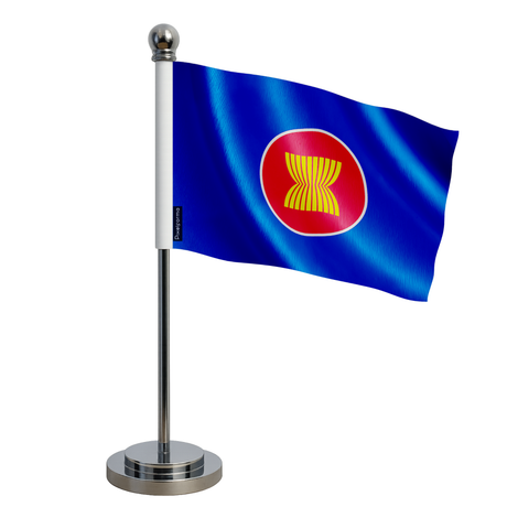 Drapeau bureau association des nations de l’asie du sud-est en polyester - pixelforma