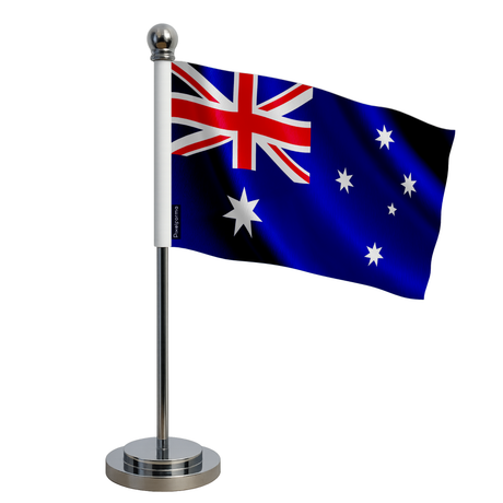 Drapeau bureau australie en polyester - pixelforma