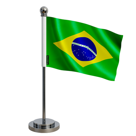 Drapeau bureau brésil en polyester - pixelforma