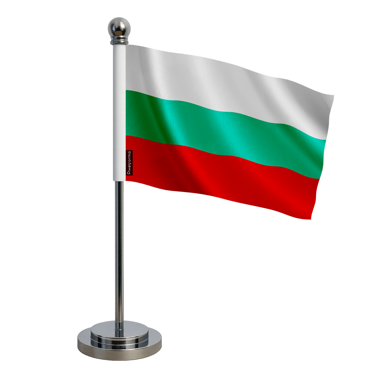 Drapeau bureau bulgarie en polyester - pixelforma