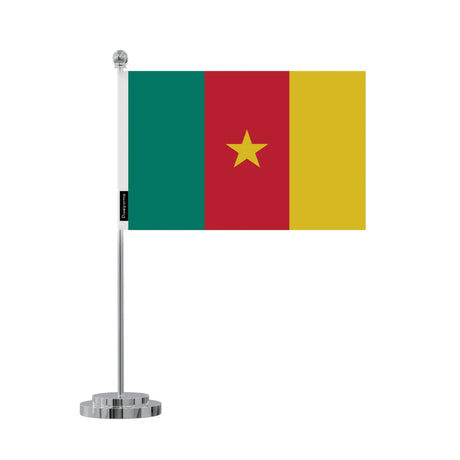 Drapeau bureau cameroun en polyester - pixelforma