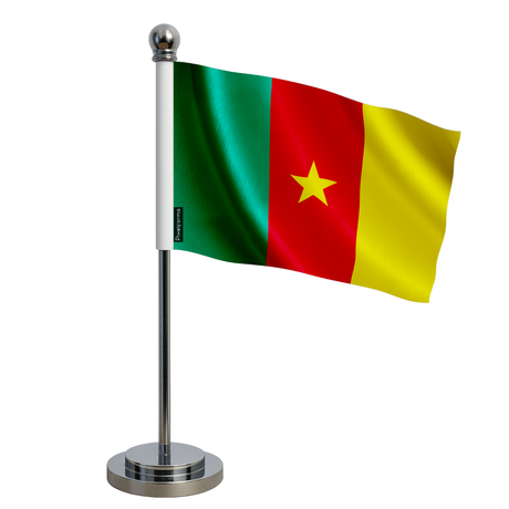 Drapeau bureau cameroun en polyester - pixelforma