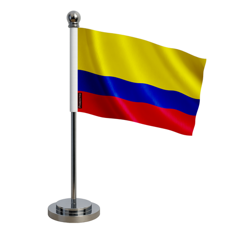 Drapeau bureau colombie en polyester - pixelforma