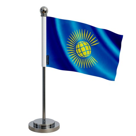 Drapeau bureau commonwealth en polyester - pixelforma