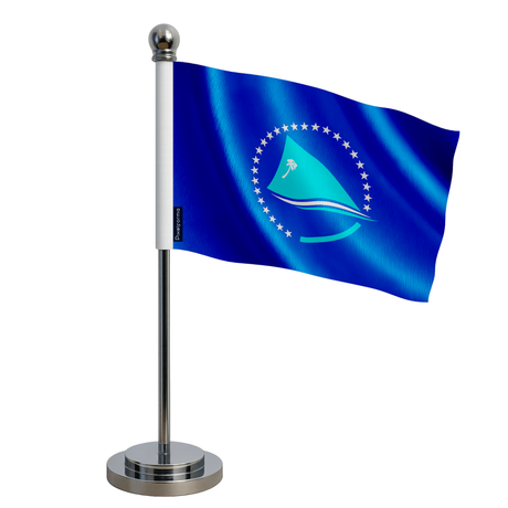 Drapeau bureau communauté du pacifique en polyester - pixelforma