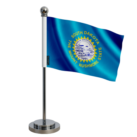 Drapeau bureau dakota du sud en polyester - pixelforma