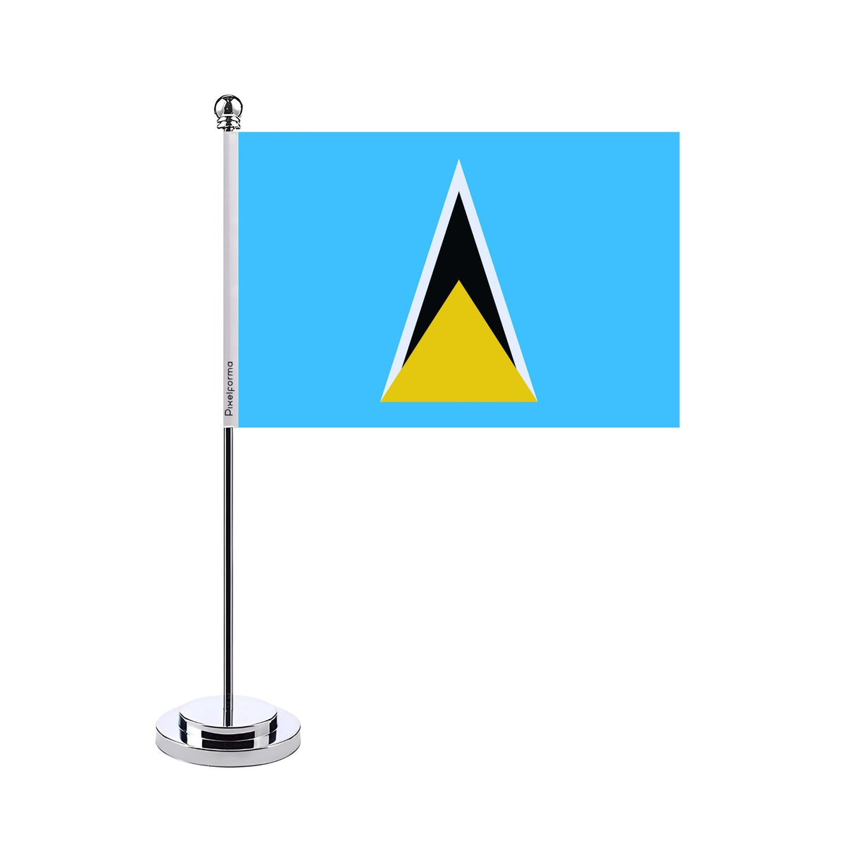 Flag Saint Lucia Office - Pixelforma