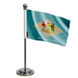 Drapeau bureau delaware en polyester - pixelforma
