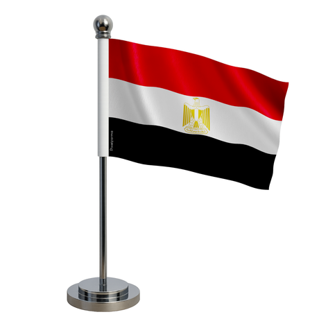 Drapeau bureau égypte en polyester - pixelforma