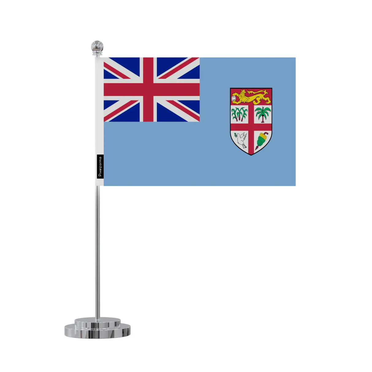 Drapeau bureau fidji en polyester - pixelforma