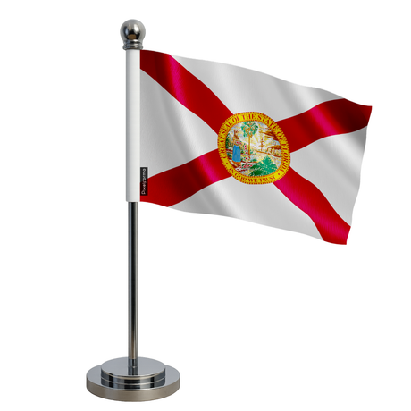 Drapeau bureau floride en polyester - pixelforma