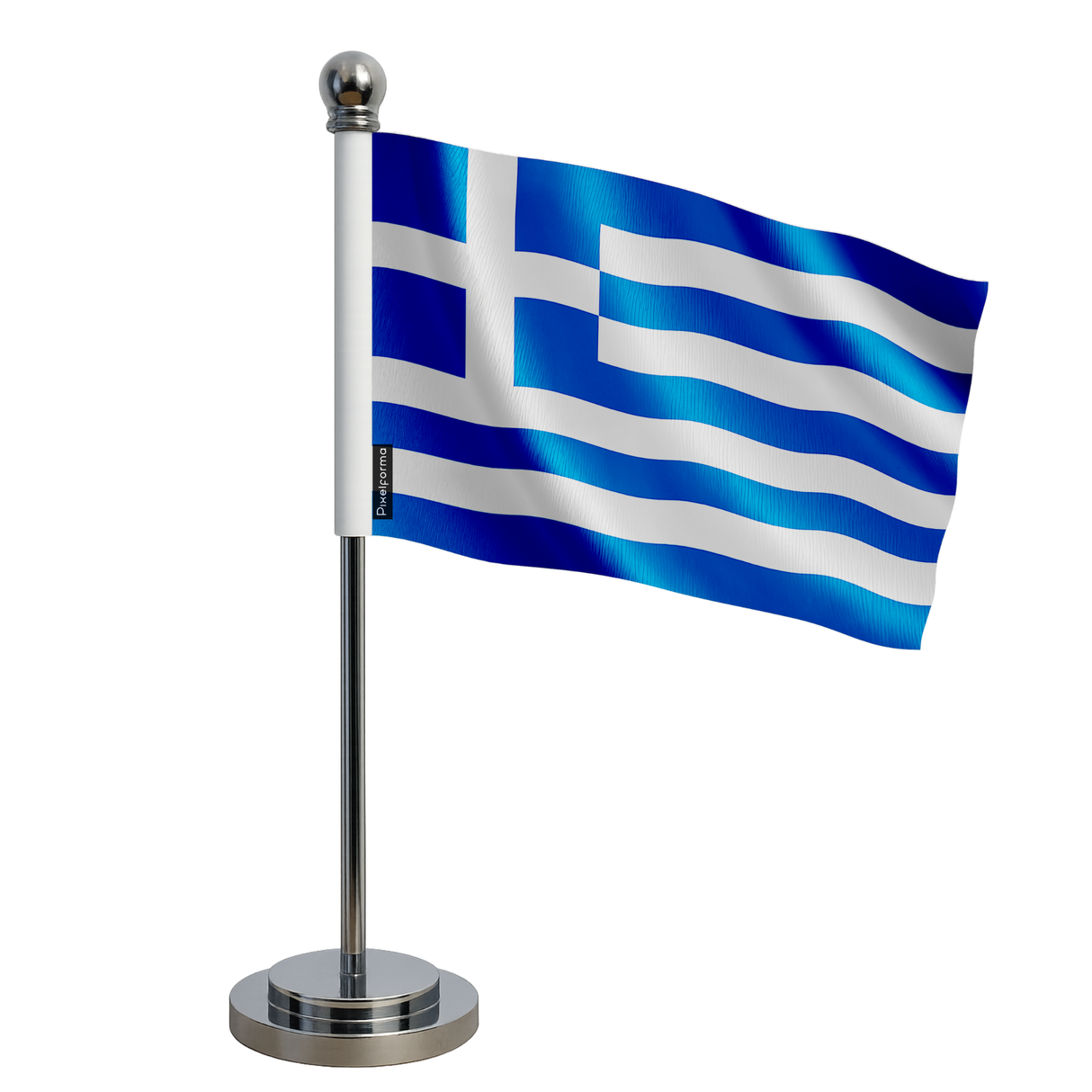 Drapeau bureau grèce en polyester - pixelforma