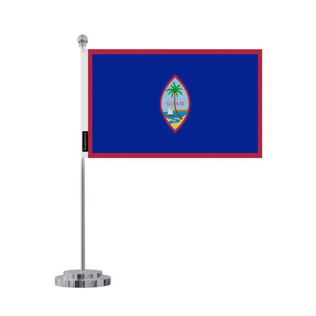Drapeau bureau guam en polyester - pixelforma