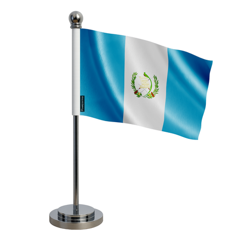 Drapeau bureau guatemala en polyester - pixelforma