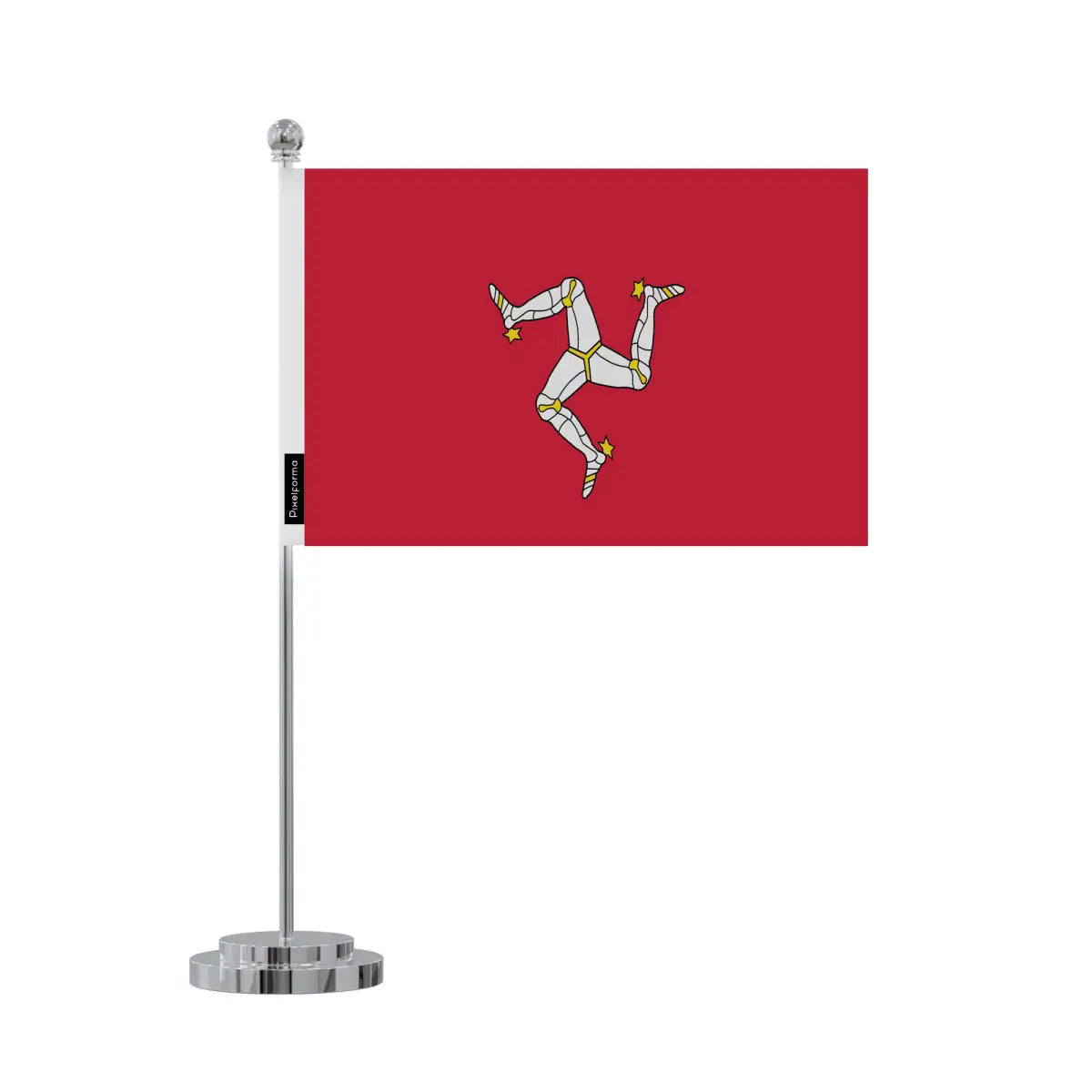 Drapeau bureau île de man en polyester - pixelforma