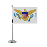 Drapeau bureau Îles Vierges des États-Unis en Polyester - Pixelforma 