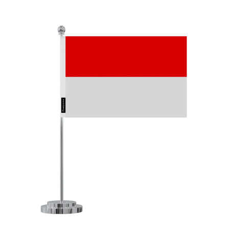 Drapeau bureau indonésie en polyester - pixelforma