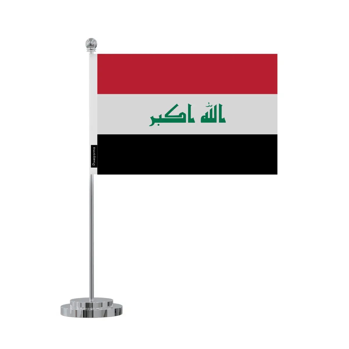 Drapeau bureau irak en polyester - pixelforma