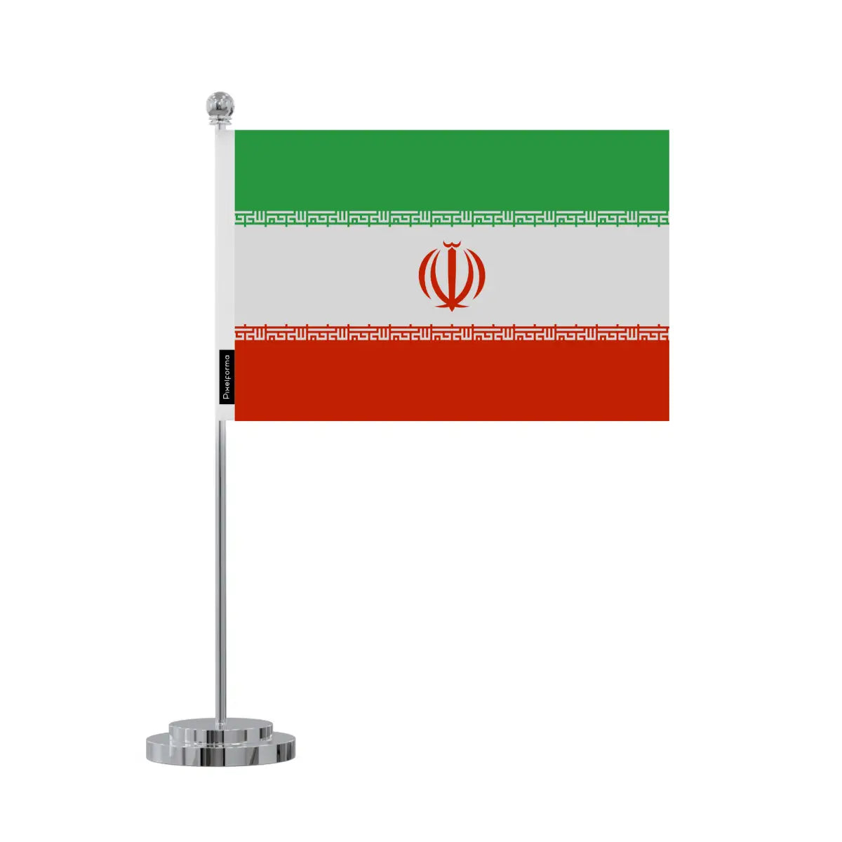 Drapeau bureau iran en polyester - pixelforma