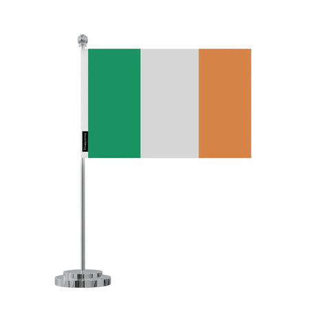 Drapeau bureau irlande en polyester - pixelforma