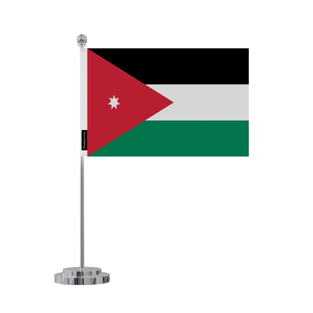Drapeau bureau jordanie en polyester - pixelforma