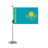 Drapeau bureau Kazakhstan en Polyester - Pixelforma 