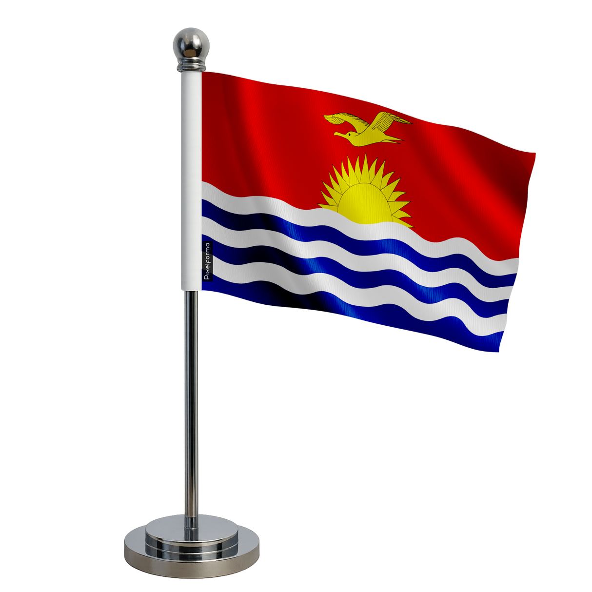 Drapeau bureau kiribati en polyester - pixelforma