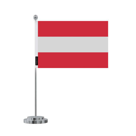 Drapeau bureau l’autriche en polyester - pixelforma