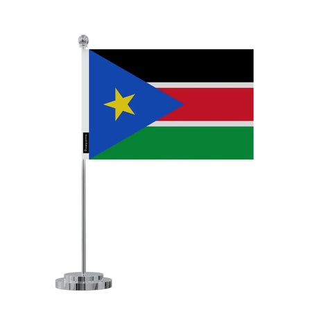 Drapeau bureau le soudan du sud en polyester - pixelforma