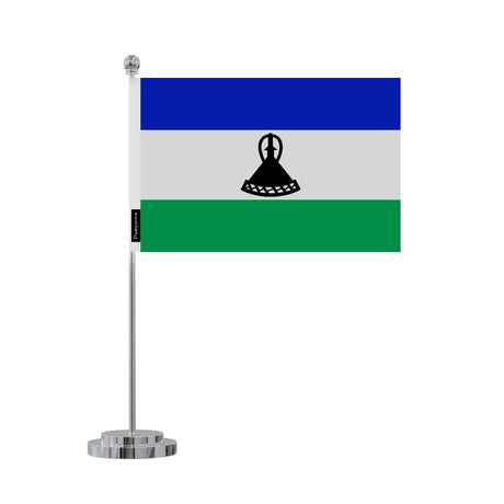 Drapeau bureau lesotho en polyester - pixelforma